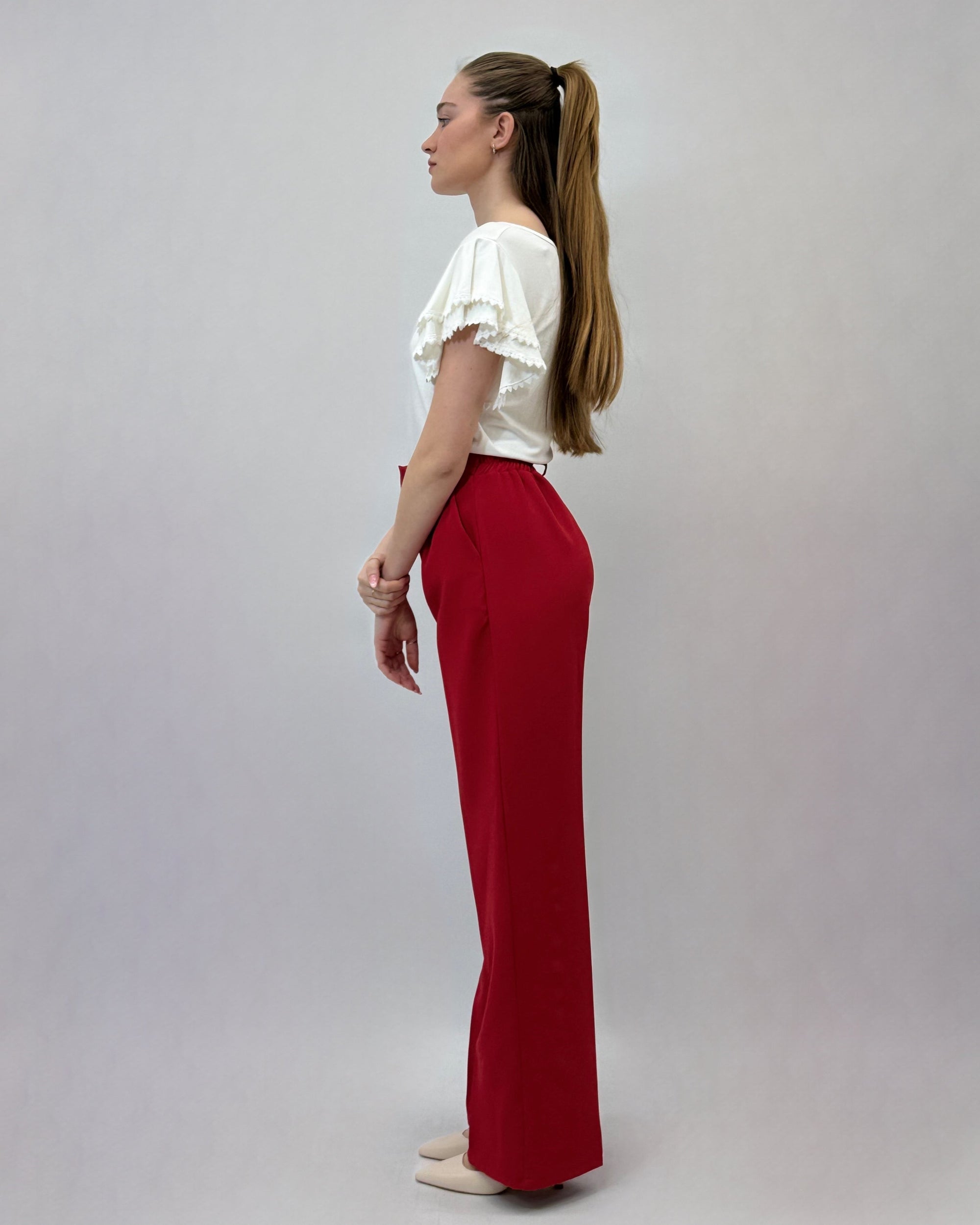 Completo premium giacca e pantaloni a palazzo