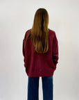 Pullover girocollo con brillantini