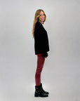 Pantaloni in pelle sintetica