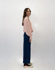 Jeans elasticizzato a gamba larga
