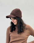 Cappello intrecci con visiera