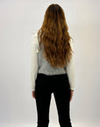 Gilet in maglia con ricami