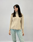Maglione dolcevita misto lana