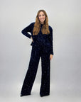 Completo premium felpa e pantaloni paillettes