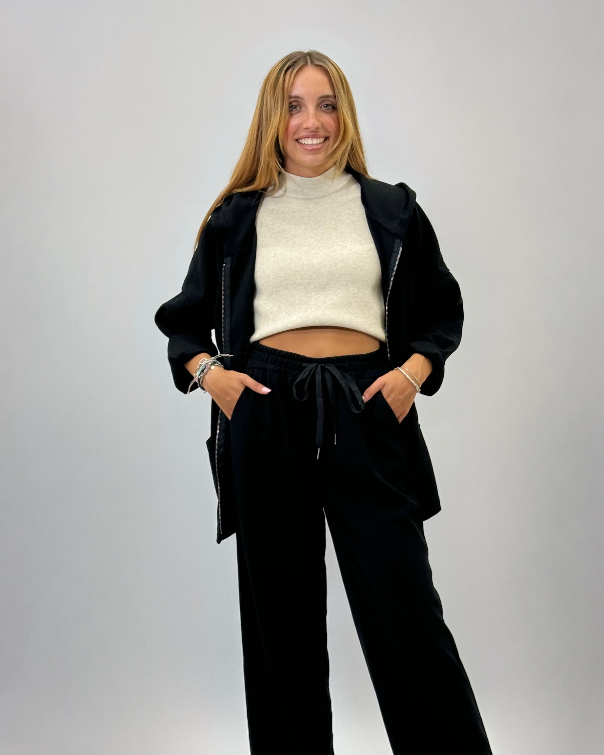 Completo tuta felpa e pantaloni