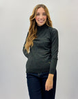 Pullover lupetto in lurex