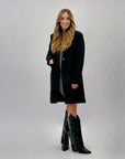 Cappotto foderato con bottone