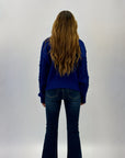 Maglione lupetto pesante con intrecci