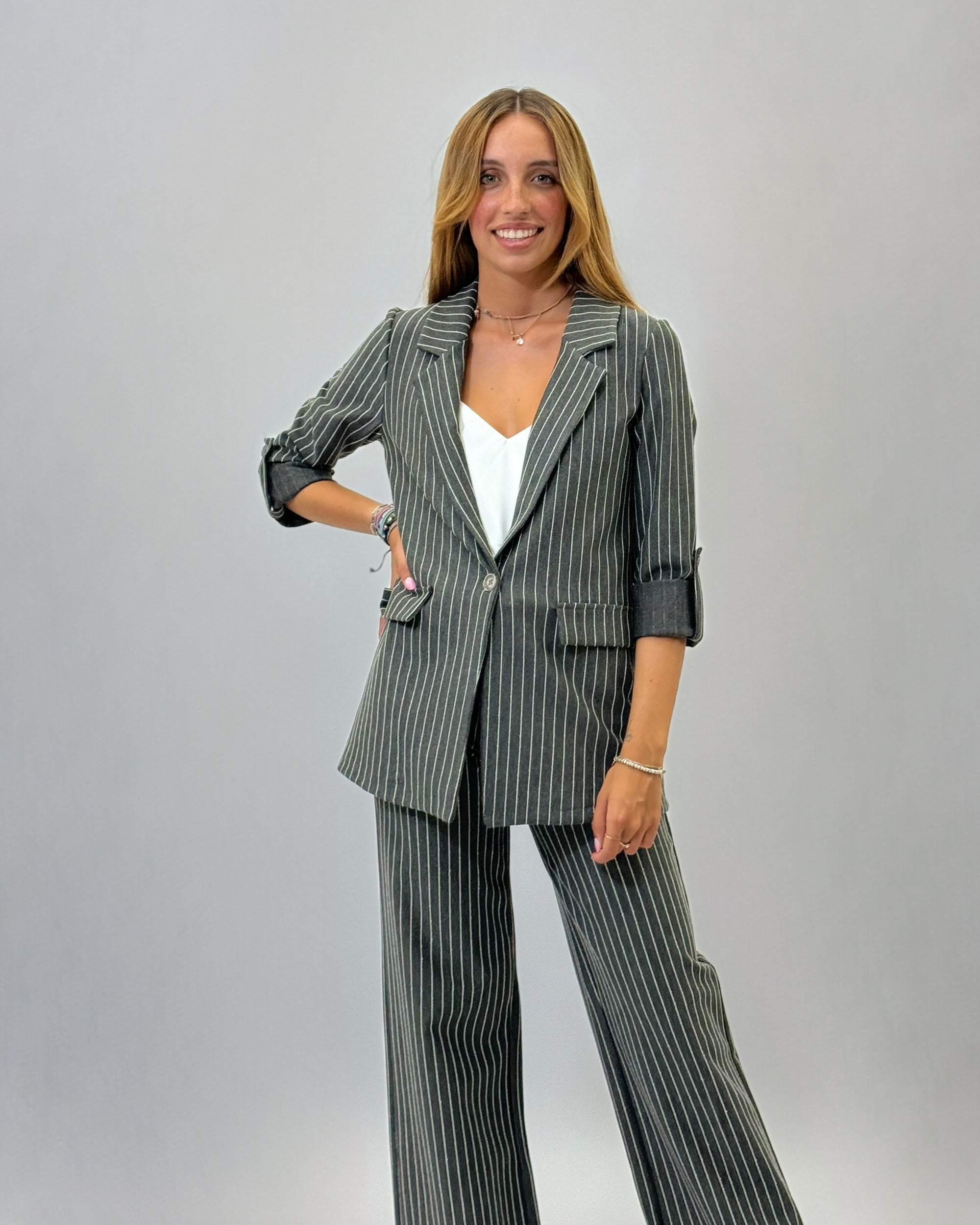 Completo giacca e pantaloni in punto milano