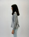 Pullover comodo lupetto con dettaglio