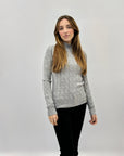 Maglione lupetti morbido con intrecci