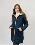 Piumino Donna Reversibile Double Face – Giacca Invernale Lunga
