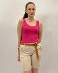 Pantaloncini basic con cintura