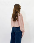 Jeans elasticizzato a gamba larga