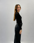 Maglia scollo barchetta in cashmere