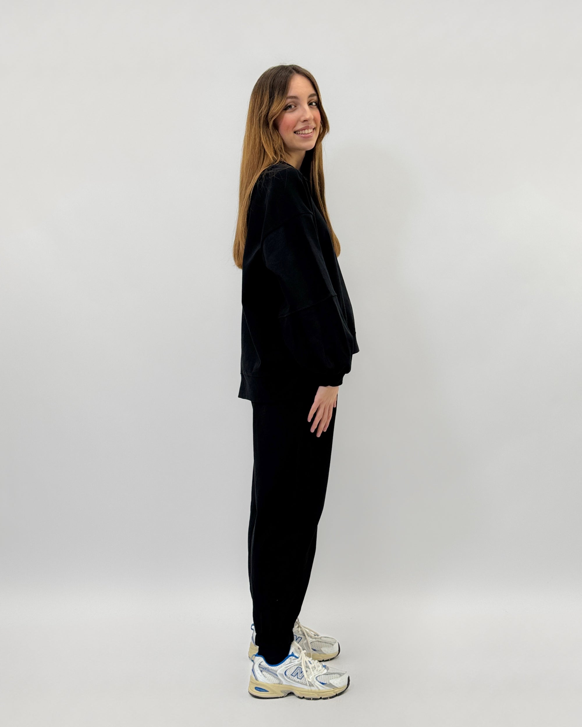 Completo premium in cotone felpa e pantaloni