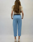 Pantaloni con cintura e tasche