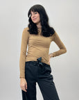Maglia scollo barchetta in cashmere