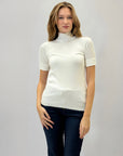 Maglia dolcevita mezze maniche basic
