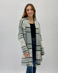 Cardigan morbido fantasia etnica