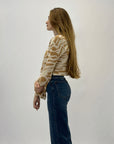 Pullover stampa zebrata