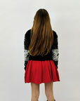 Maglione natalizio con fiocco di neve lurex