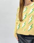 Maglione stampa fulmine