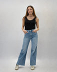 Pantaloni jeans gamba larga
