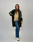 Cappotto morbido con dettaglio cuore