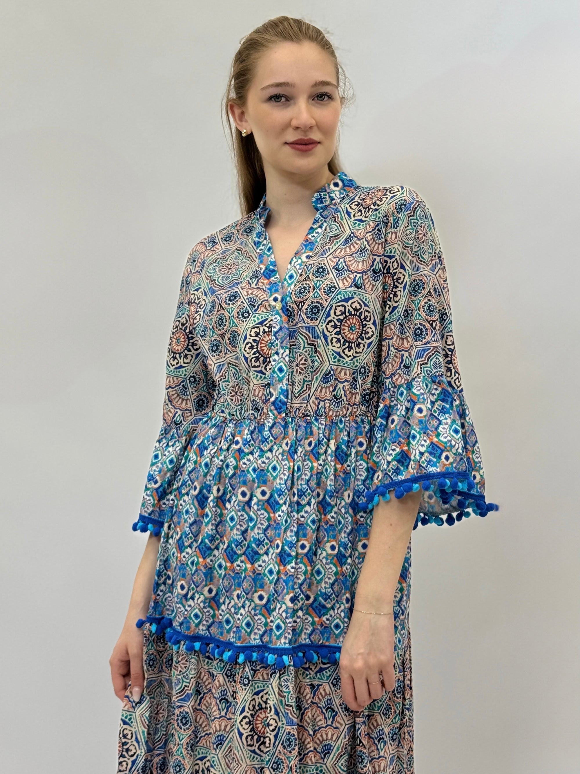 Abito premium con fantasia inde