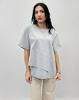 Maglia con dettaglio asimmetrici