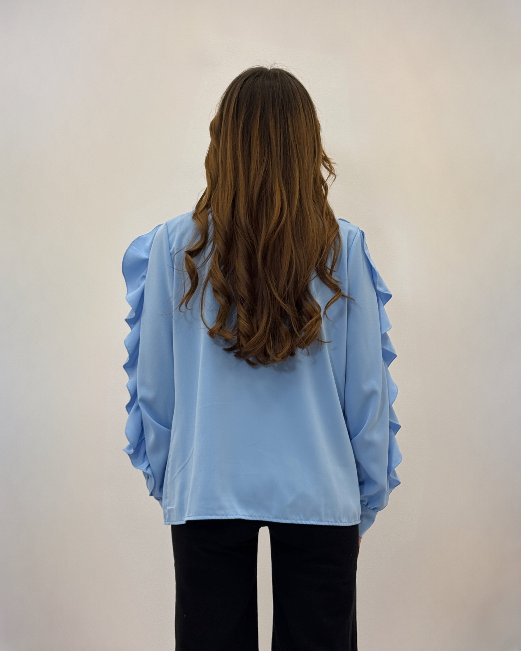 Camicia con volant