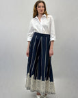 Camicia tinta unita con maniche lunghe