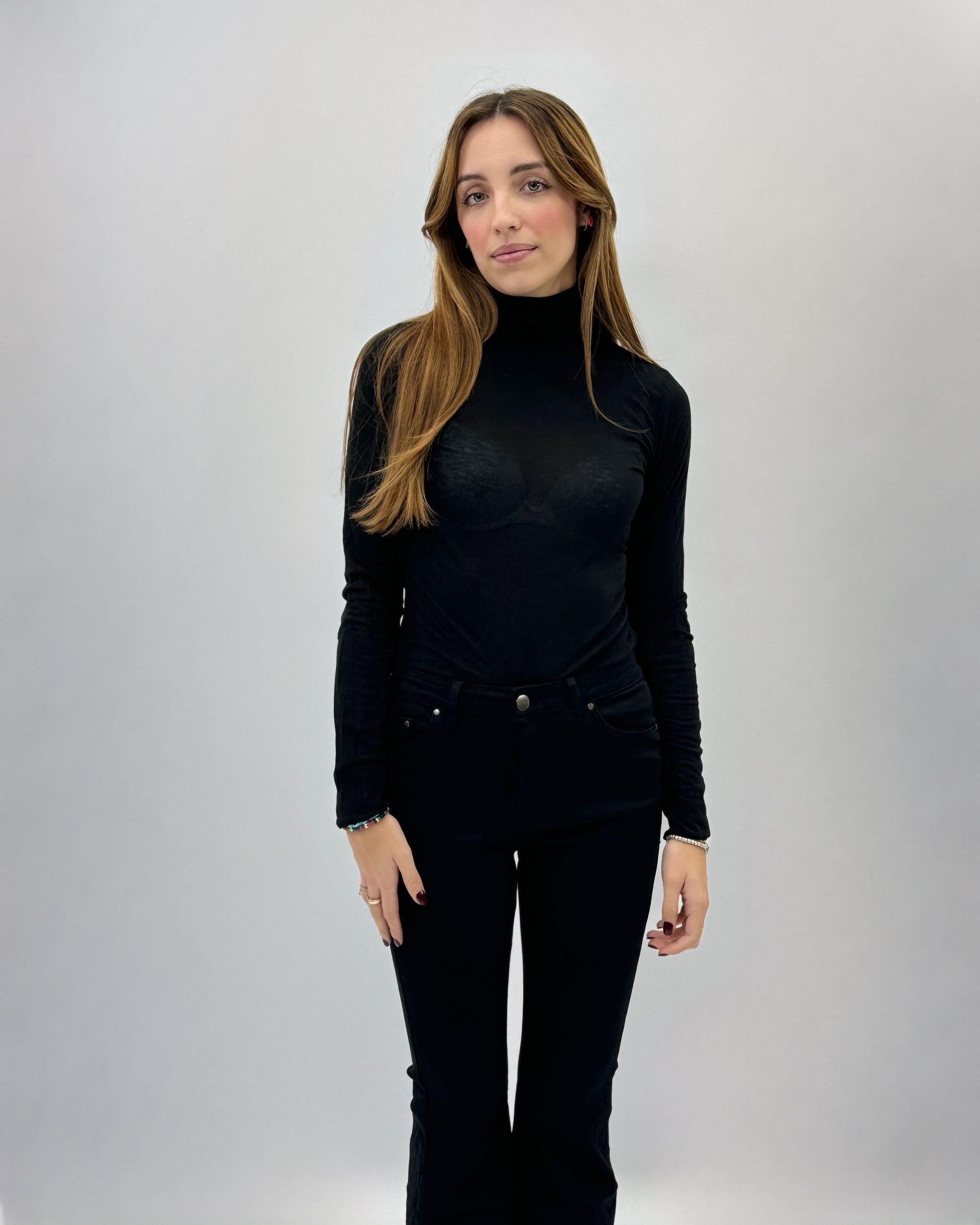 Maglia dolcevita in cashmere