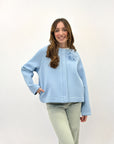 Giacca neoprene con fiore