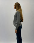 Pullover cashmere blend tinta unita