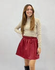 Pullover crop petite
