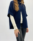 Cardigan con chiusura frontale