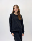 Completo felpa e pantaloni strass