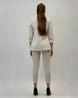 Completo giacca e pantalone a righe