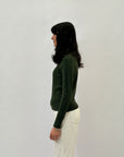 Maglione lupetto con intrecci