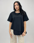 Maglia con dettaglio asimmetrici