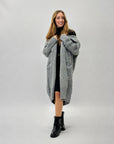 Cappotto premium con cappuccio effetto peluche