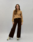Pantaloni a palazzo con cintura