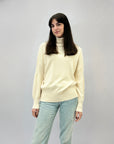 Maglione dolcevita ampio con maniche palloncino