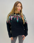 Maglione premium morbido comodo con paillettes
