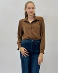 Camicia con spalle imbottite