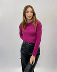 Maglia scollo barchetta in cashmere