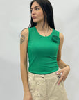 Body con dettaglio rosa