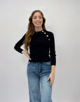 Maglia petite con dettaglio bottoni